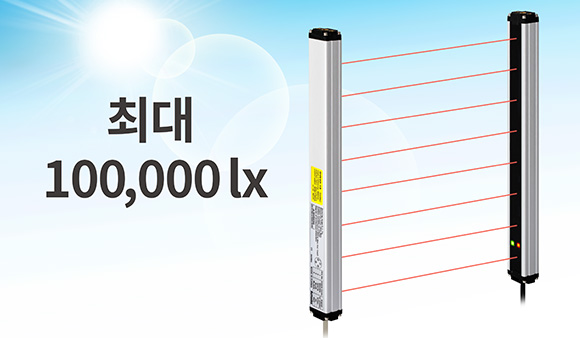 최대 100,000 lx