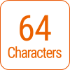 64 Characters