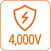 4,000V